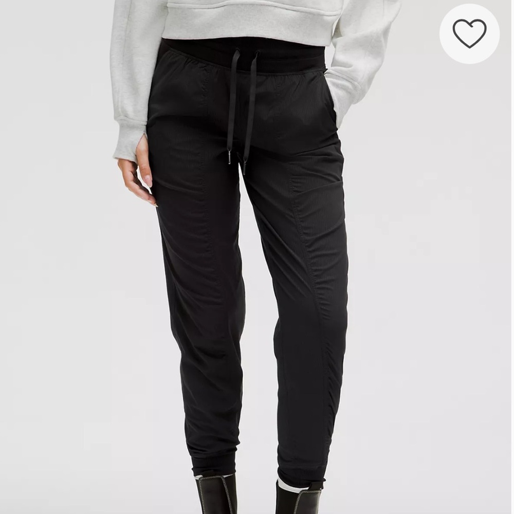 lululemon athletica Black Track Joggers